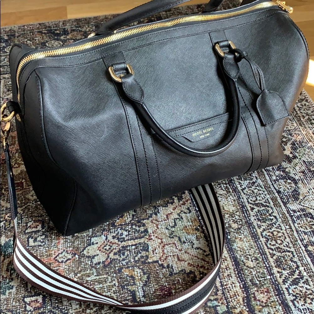 Henri Bendel Black Duffle Bag